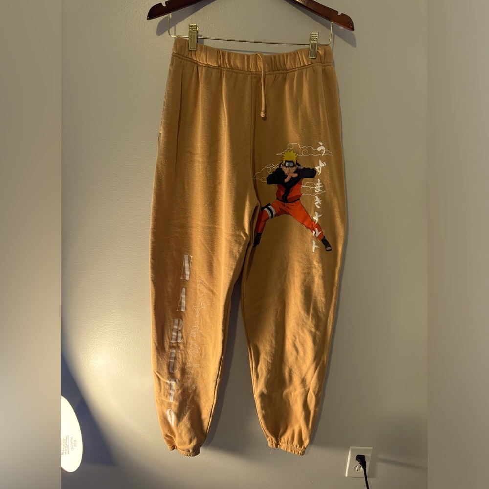 Naruto Men’s drawstring size small sweat pants
